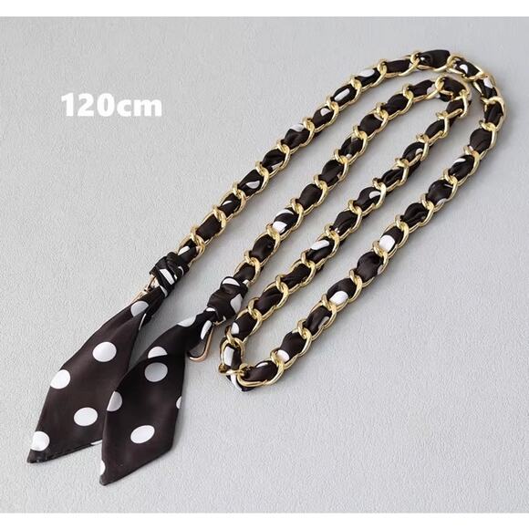 Retail $45 Scarf Twill Chain Phone or Bag Crossbody*47 inches* PICK your color* - Picture 9 of 11